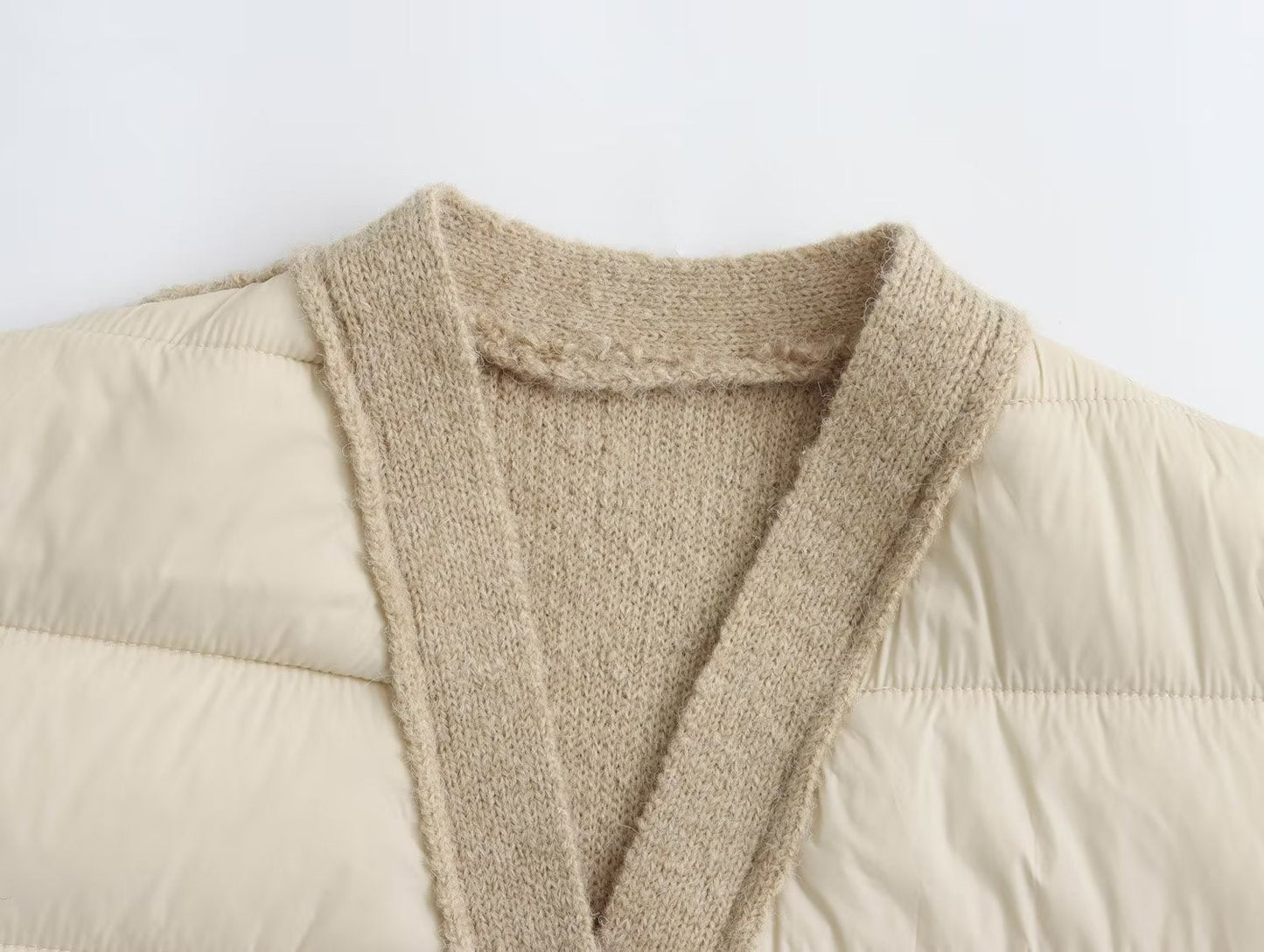 Quilted Patchwork Sleeveless Vest