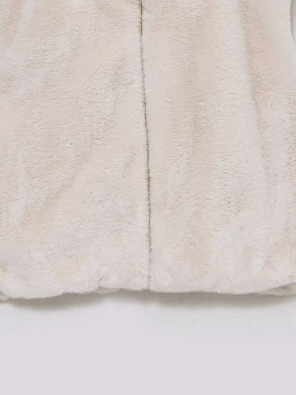 Artificial Fur Sleeveless Coat