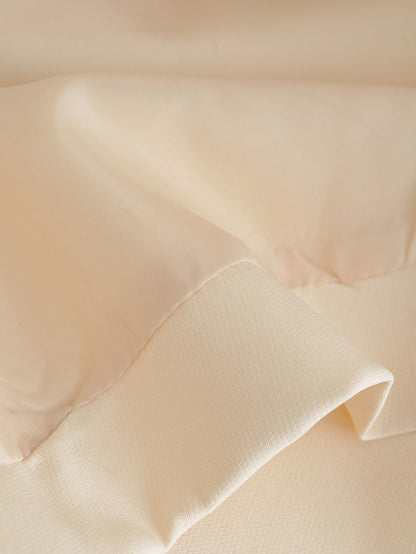 Solid Color Split Vest Blazer