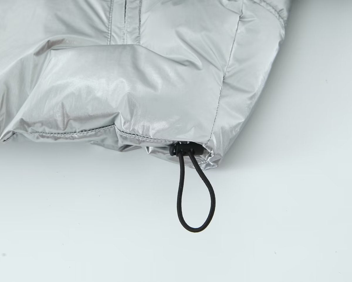 Metal Cotton Short Thick Jacket