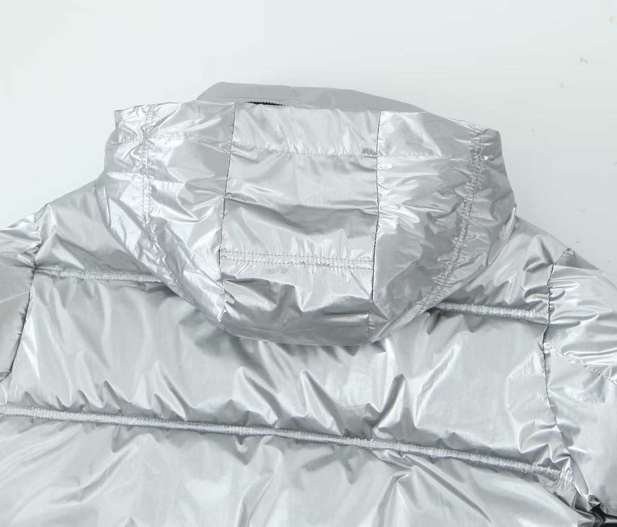 Metal Cotton Short Thick Jacket