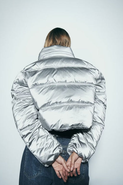 Metal Cotton Short Thick Jacket