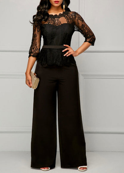 Formal Sexy Lace Jumpsuit