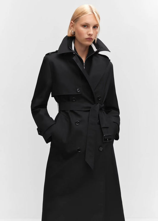 Mid Length Trench Coat