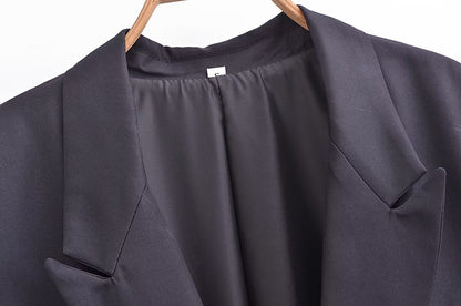 Blended Minimalist Overcoat Jacket