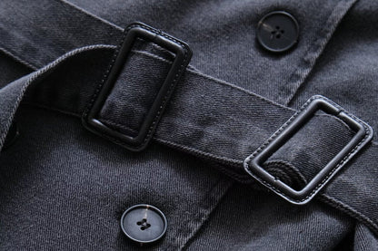 Denim Baggy Trench Coat
