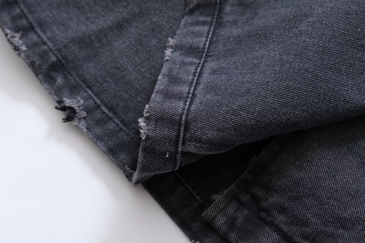 Denim Baggy Trench Coat