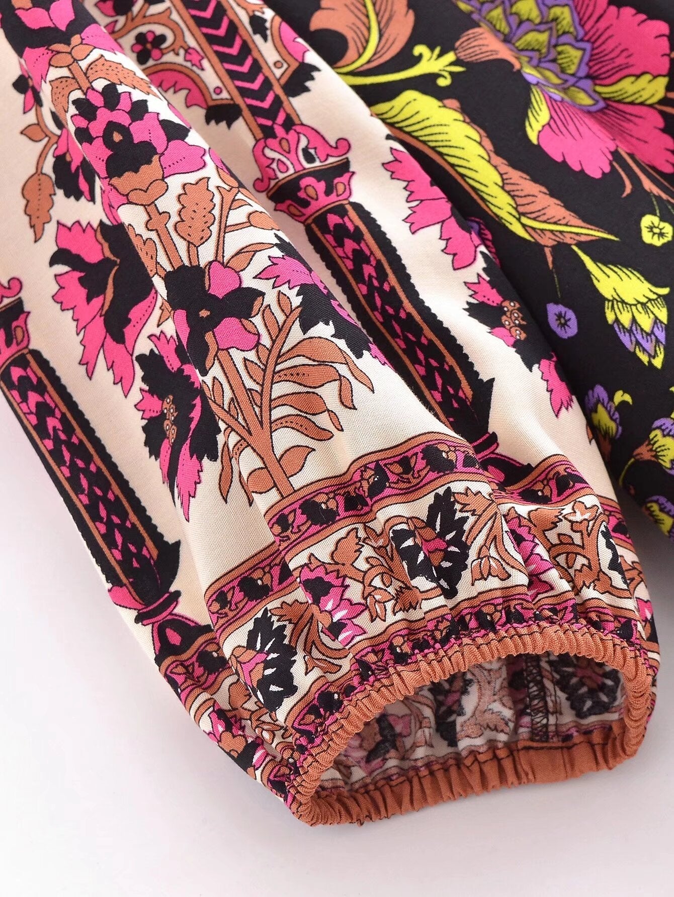 A Line Printed Maxi Dress