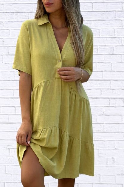 Plus Size Tiered Mini Dress | Ruffle Hem Women’s Style