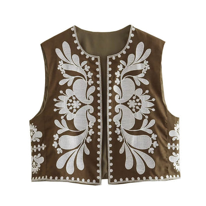Embroidered Vest