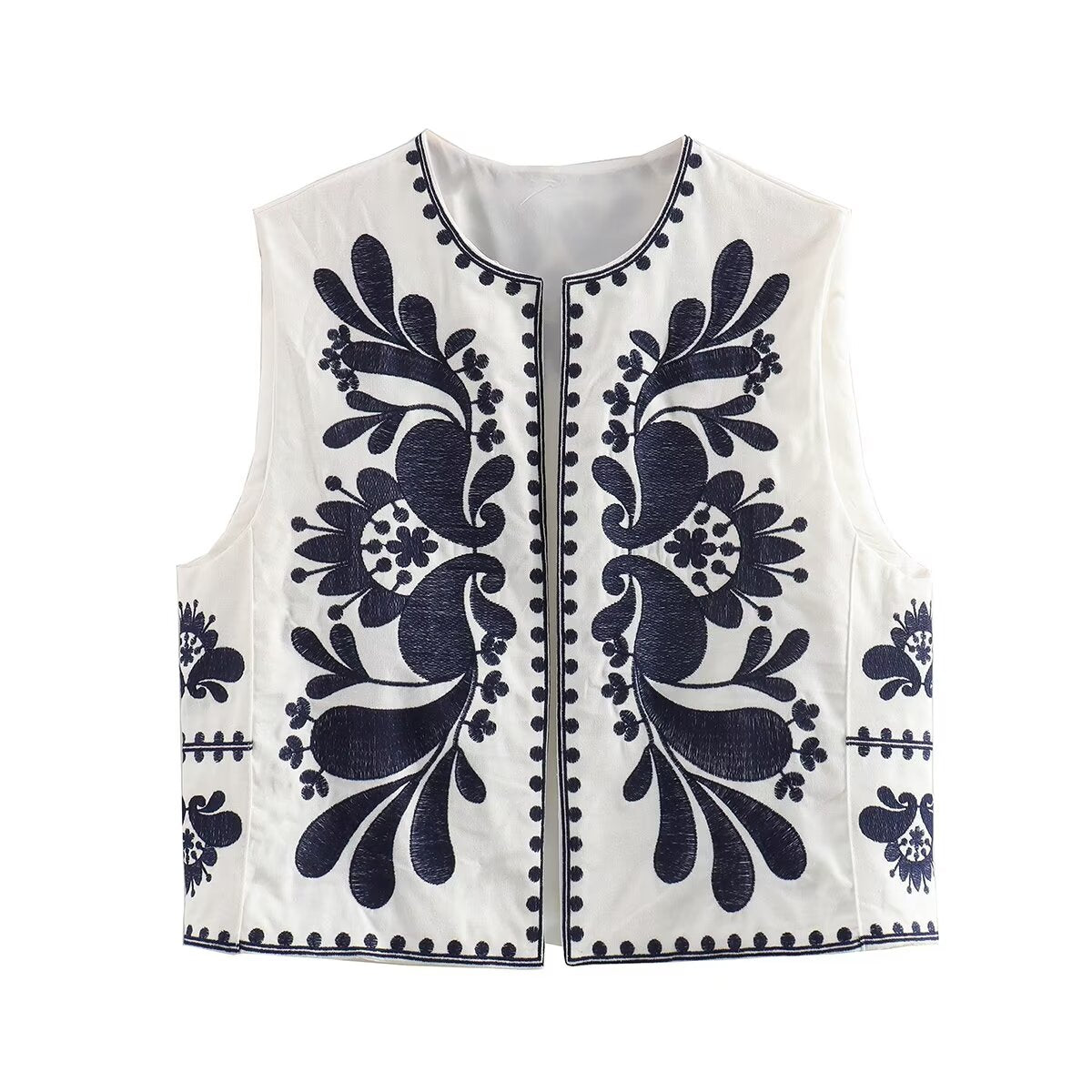 Embroidered Vest