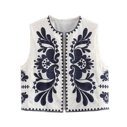 Embroidered Vest