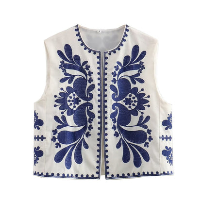 Embroidered Vest
