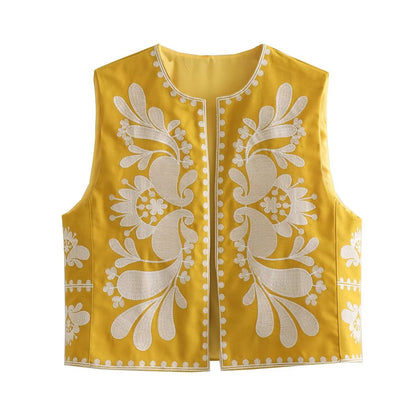 Embroidered Vest