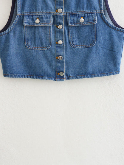Casual Denim Vest