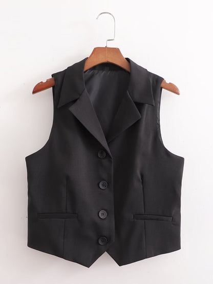 Casual Slim Fit Vest Jacket