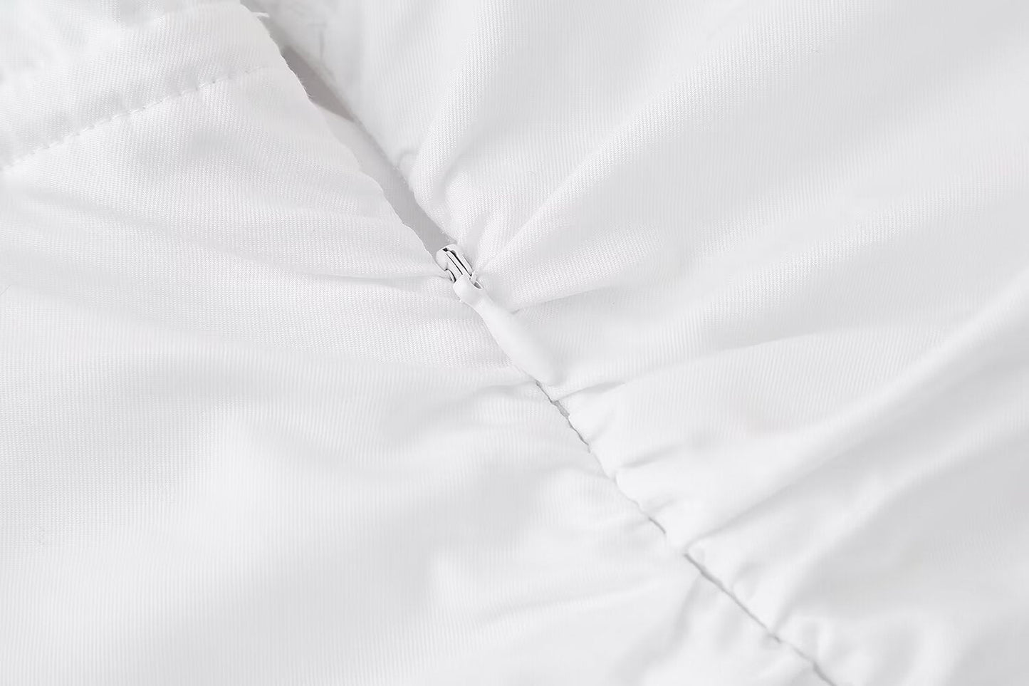 Pleated Fabric Trench Dress