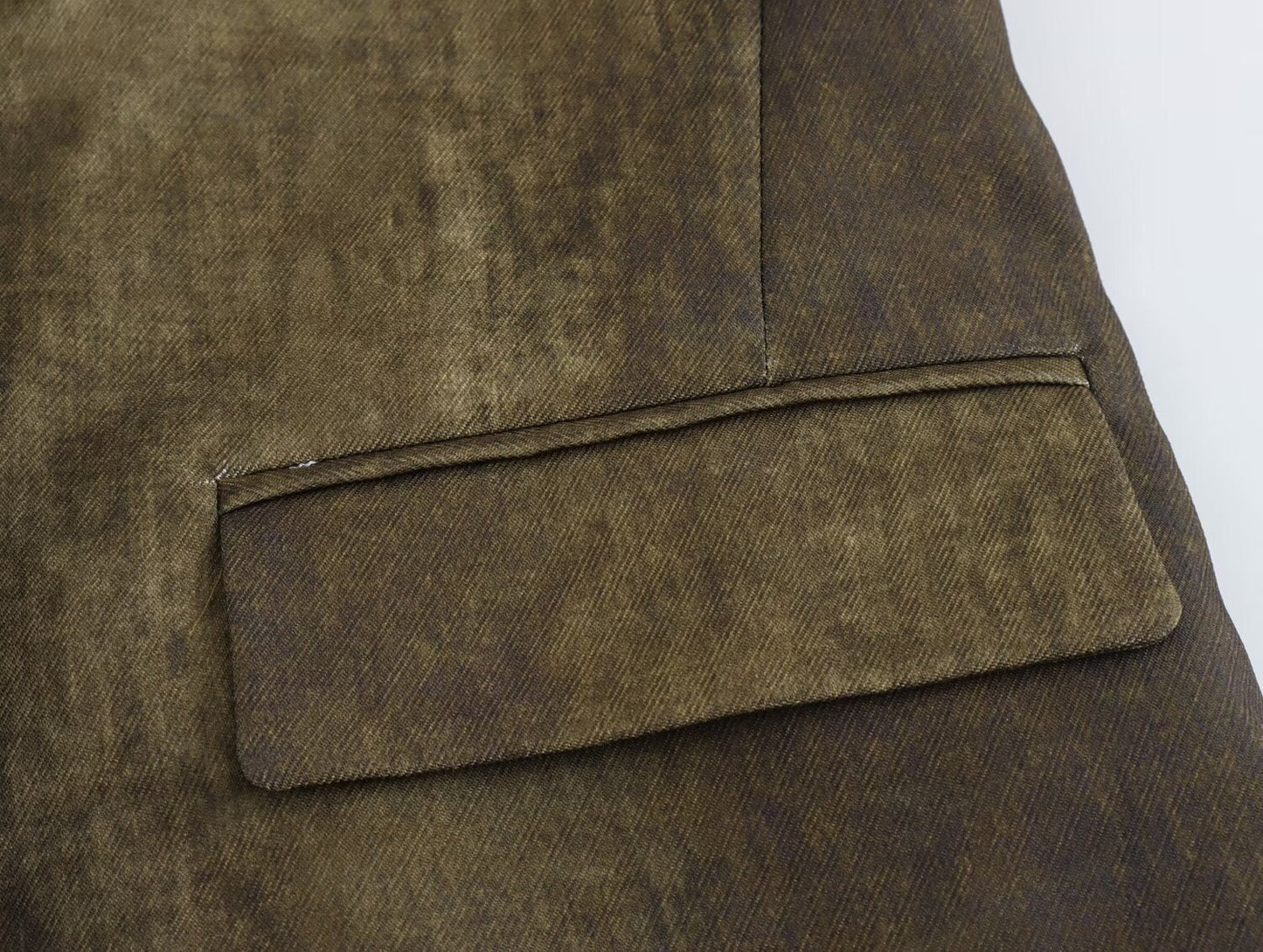 Linen Tie Dyed Long Sleeve Coat