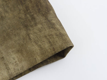 Linen Tie Dyed Long Sleeve Coat