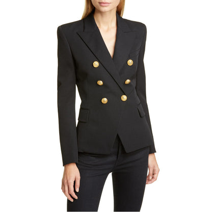 Short Double Breasted Coat Blazer