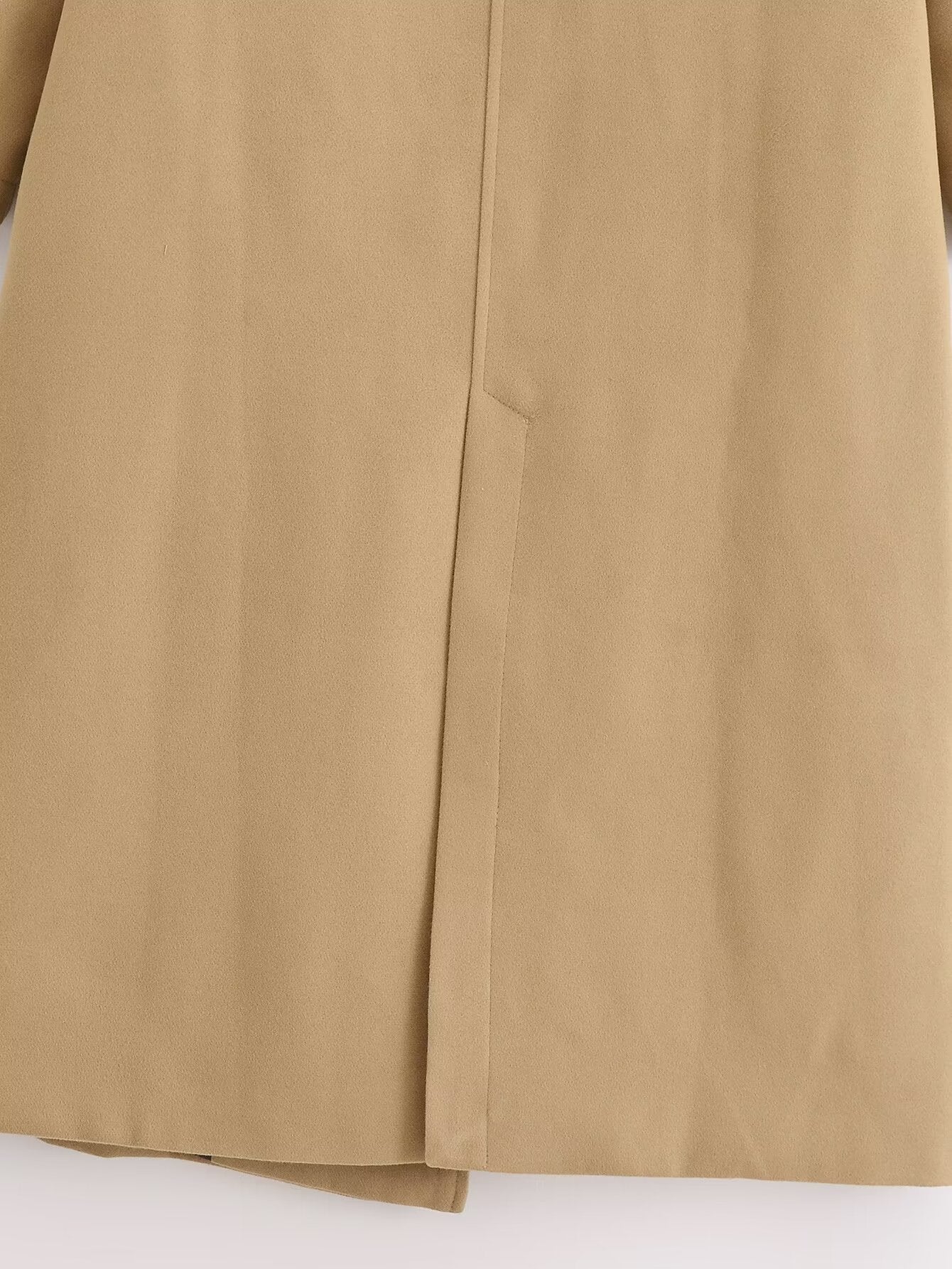 Long Sleeve Mid-Length Coat