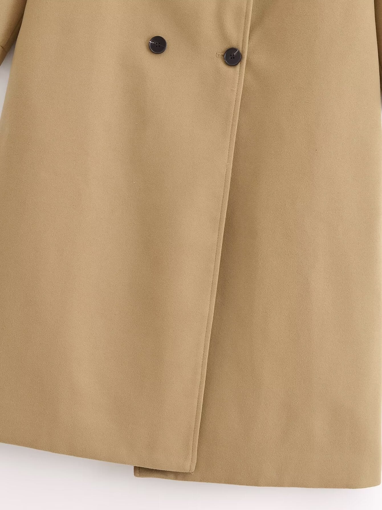 Long Sleeve Mid-Length Coat