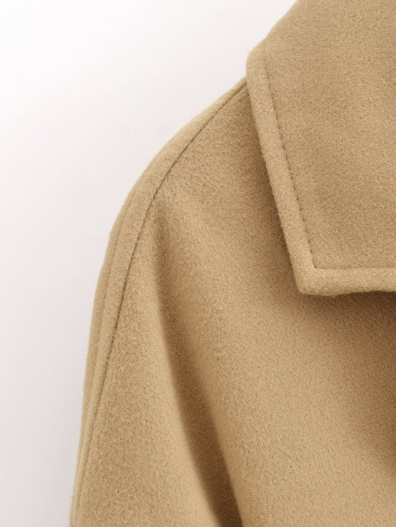 Long Sleeve Mid-Length Coat