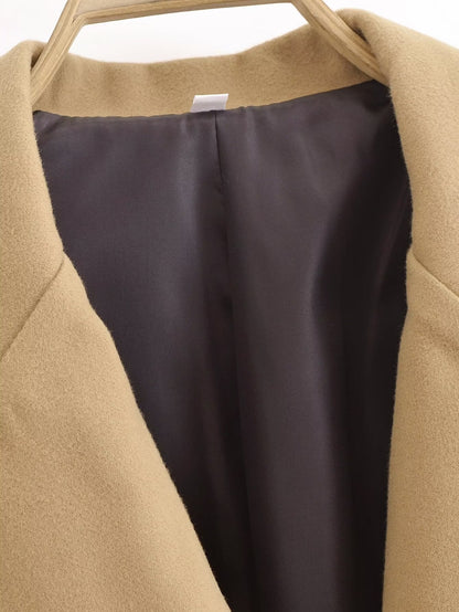 Long Sleeve Mid-Length Coat