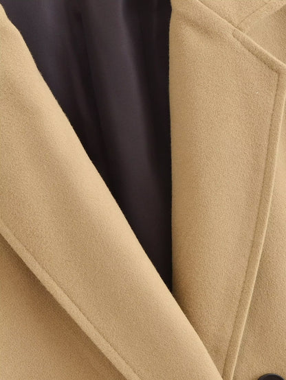 Long Sleeve Mid-Length Coat