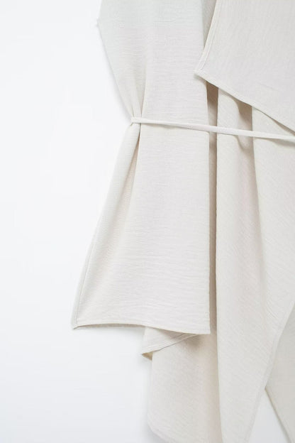 Belted Vertical Street Vest