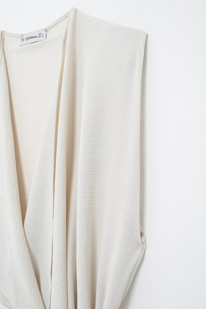 Belted Vertical Street Vest