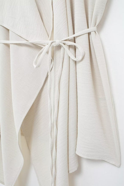 Belted Vertical Street Vest