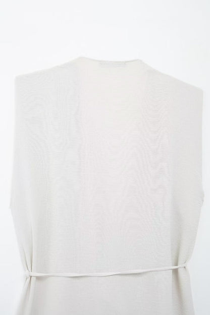 Belted Vertical Street Vest