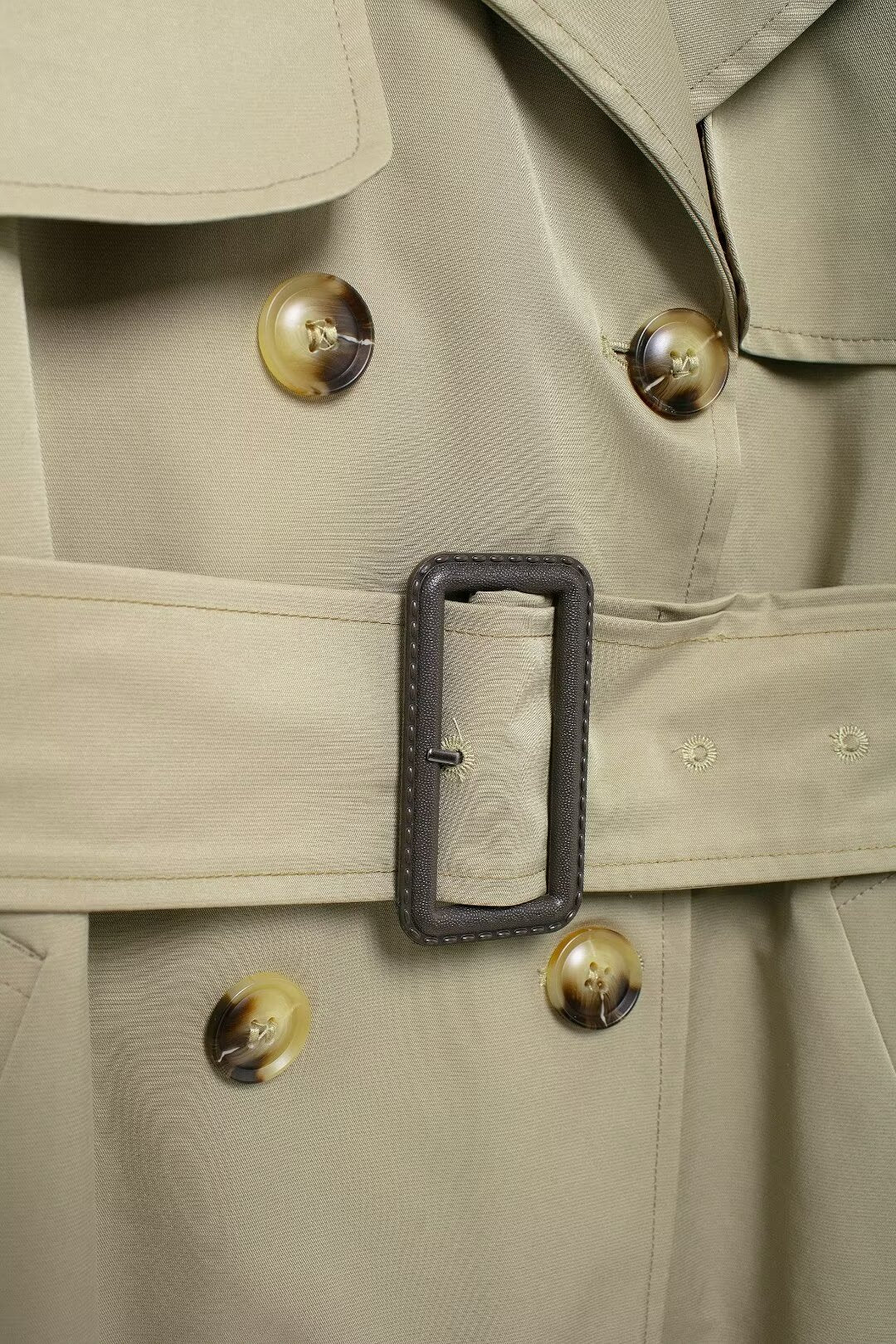 Elegant Double Breasted Trench Coat