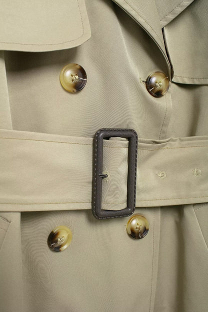 Elegant Double Breasted Trench Coat