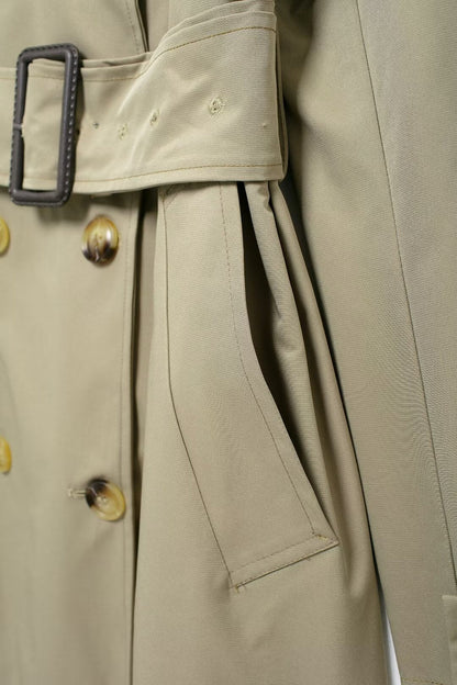 Elegant Double Breasted Trench Coat