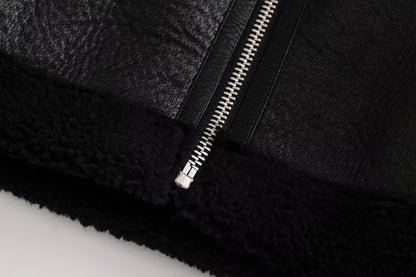 Faux Shearling Lamb Wool Vest Jacket