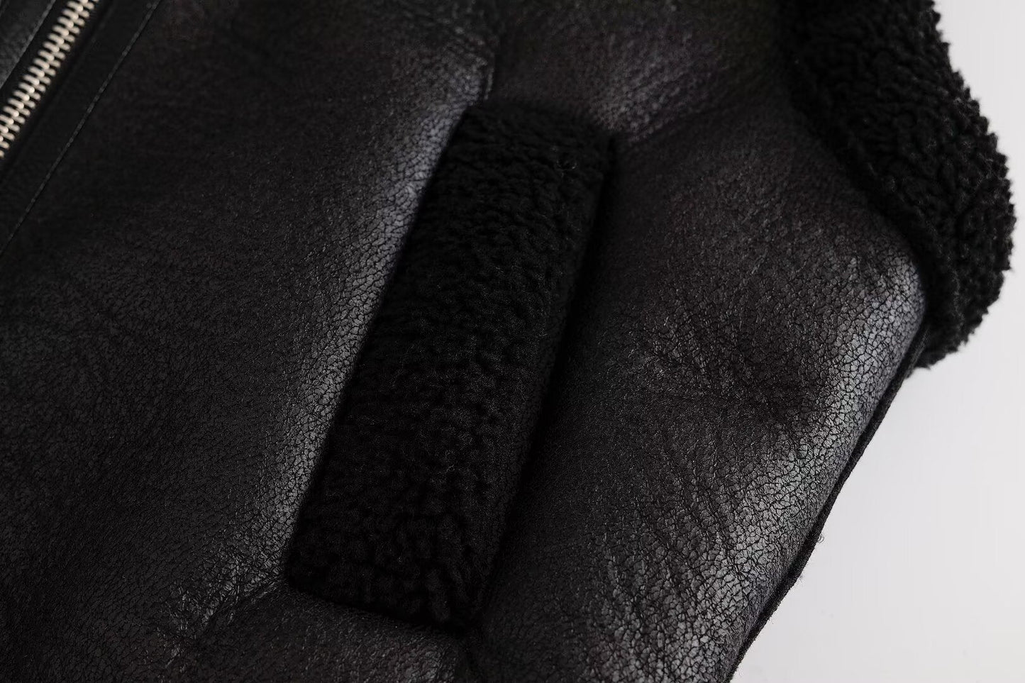 Faux Shearling Lamb Wool Vest Jacket