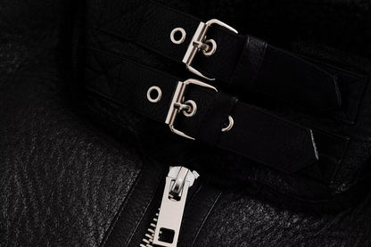 Faux Shearling Lamb Wool Vest Jacket