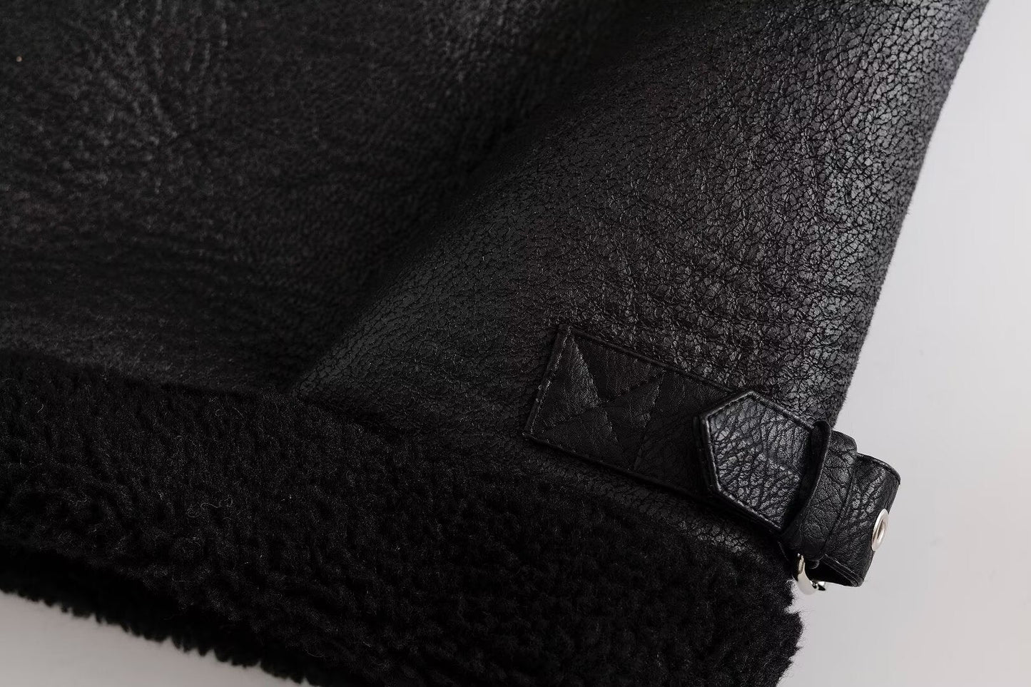 Faux Shearling Lamb Wool Vest Jacket