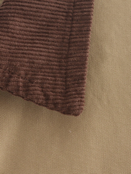 Contrast Color Short Jacket