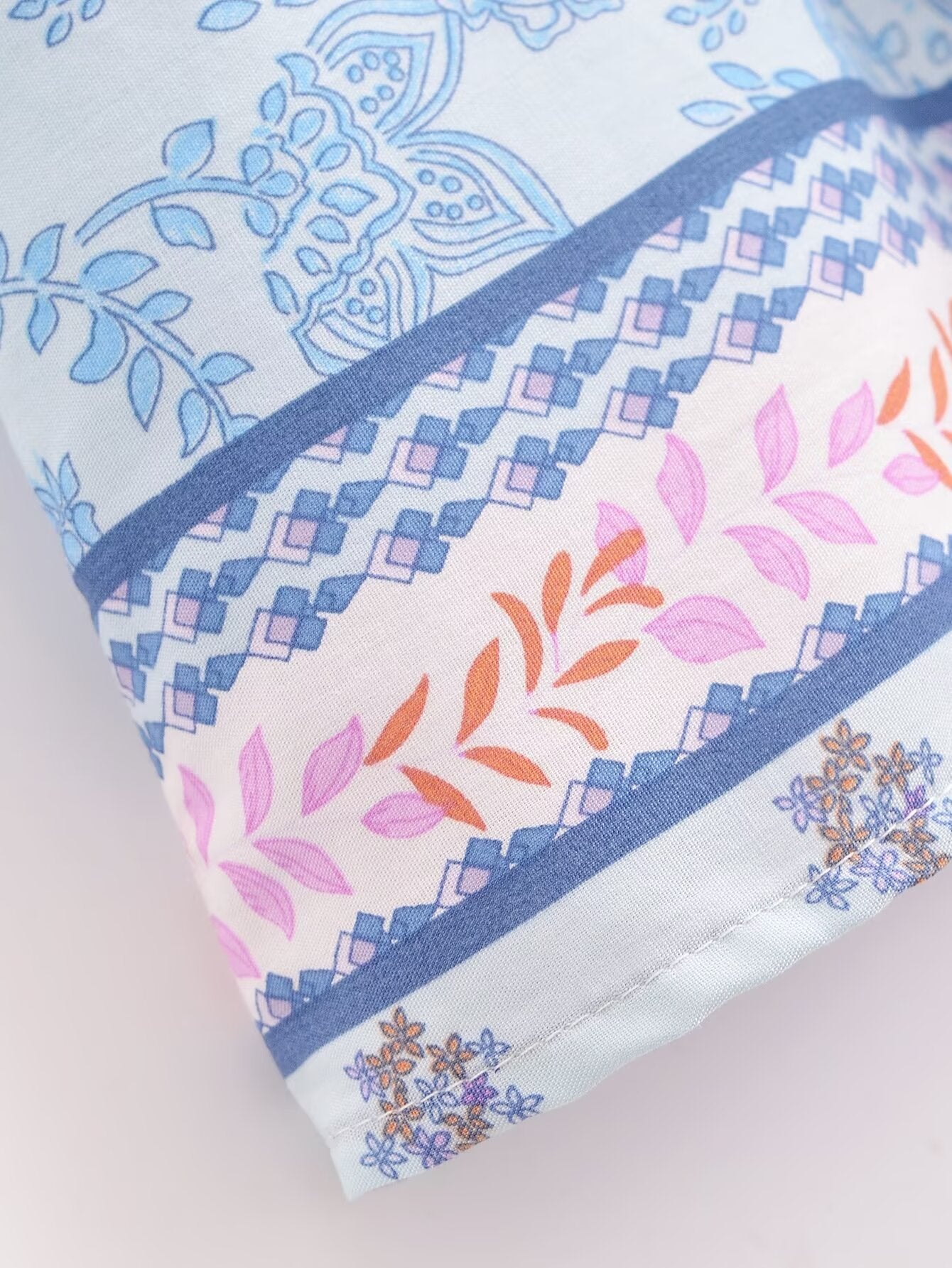 Rayon Printed Loose Kimono Coat