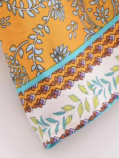 Rayon Printed Loose Kimono Coat