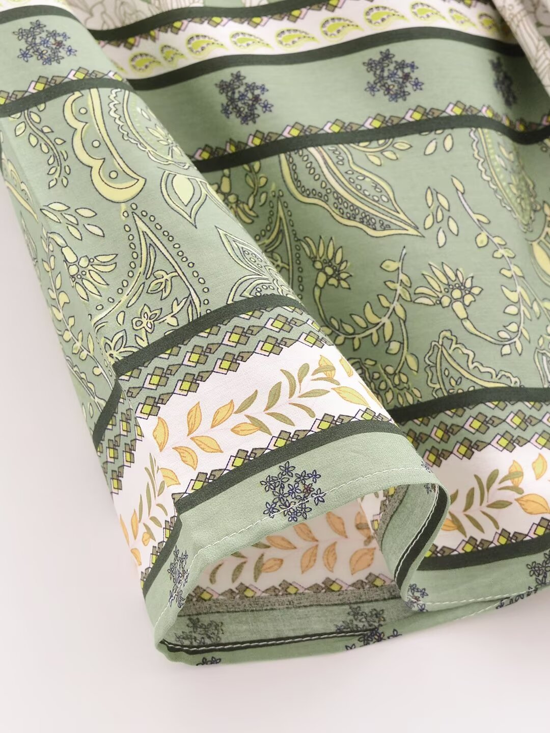 Rayon Printed Loose Kimono Coat