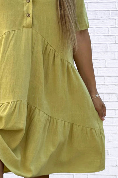 Plus Size Tiered Mini Dress | Ruffle Hem Women’s Style