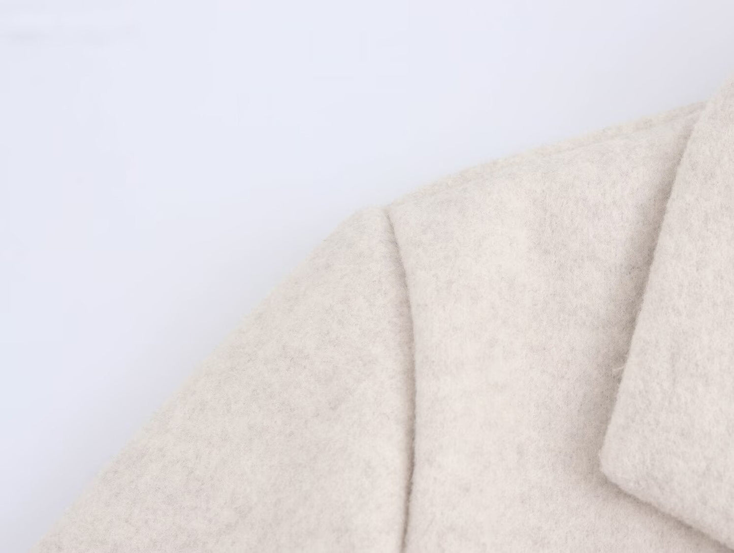 Button Decoration Soft Overcoat Jacket