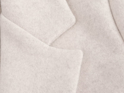 Button Decoration Soft Overcoat Jacket