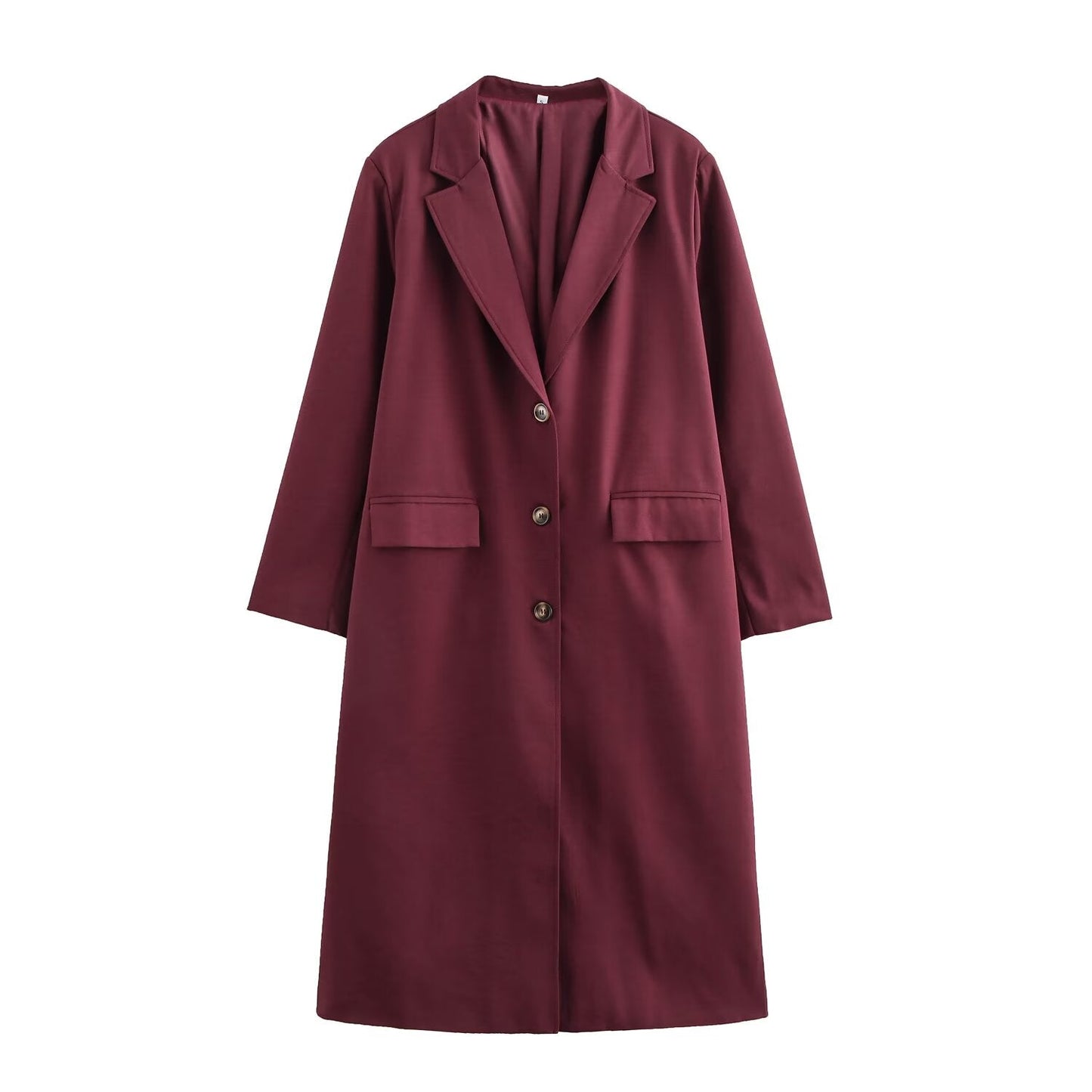 Loose Collar Overcoat Coat