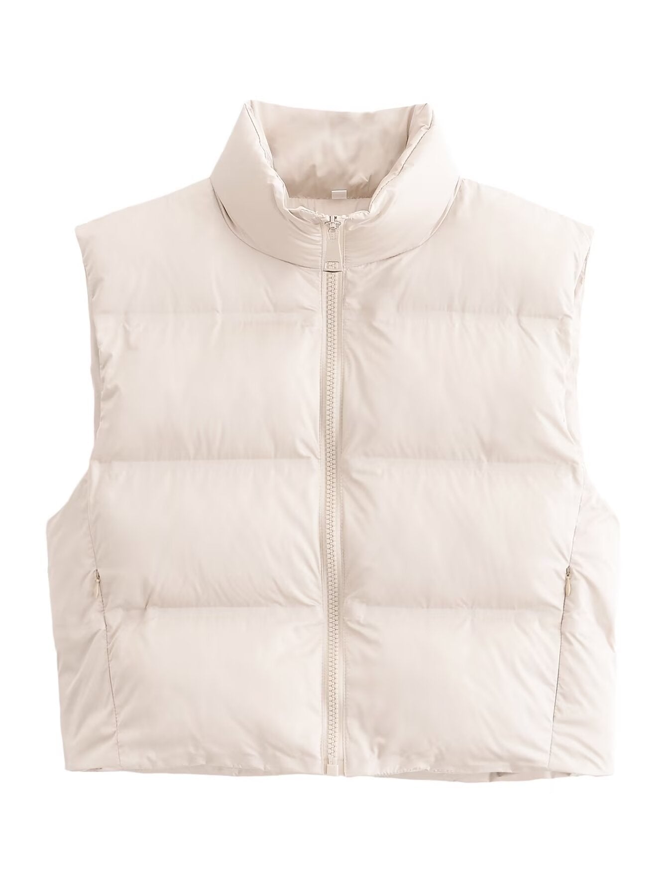 Cotton Padded Zipper Vest