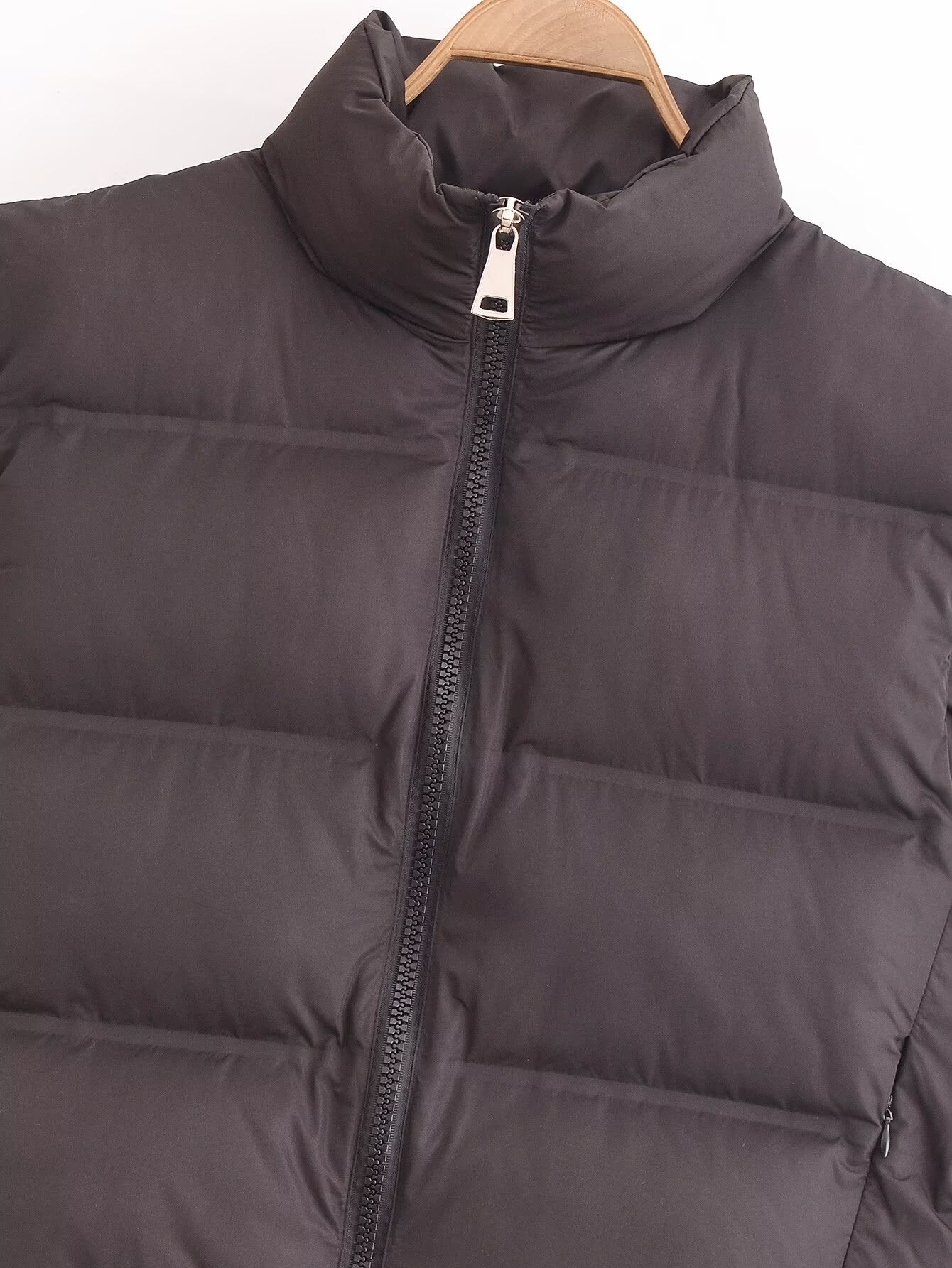 Cotton Padded Zipper Vest